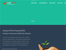 Tablet Screenshot of minhasuperacao.com